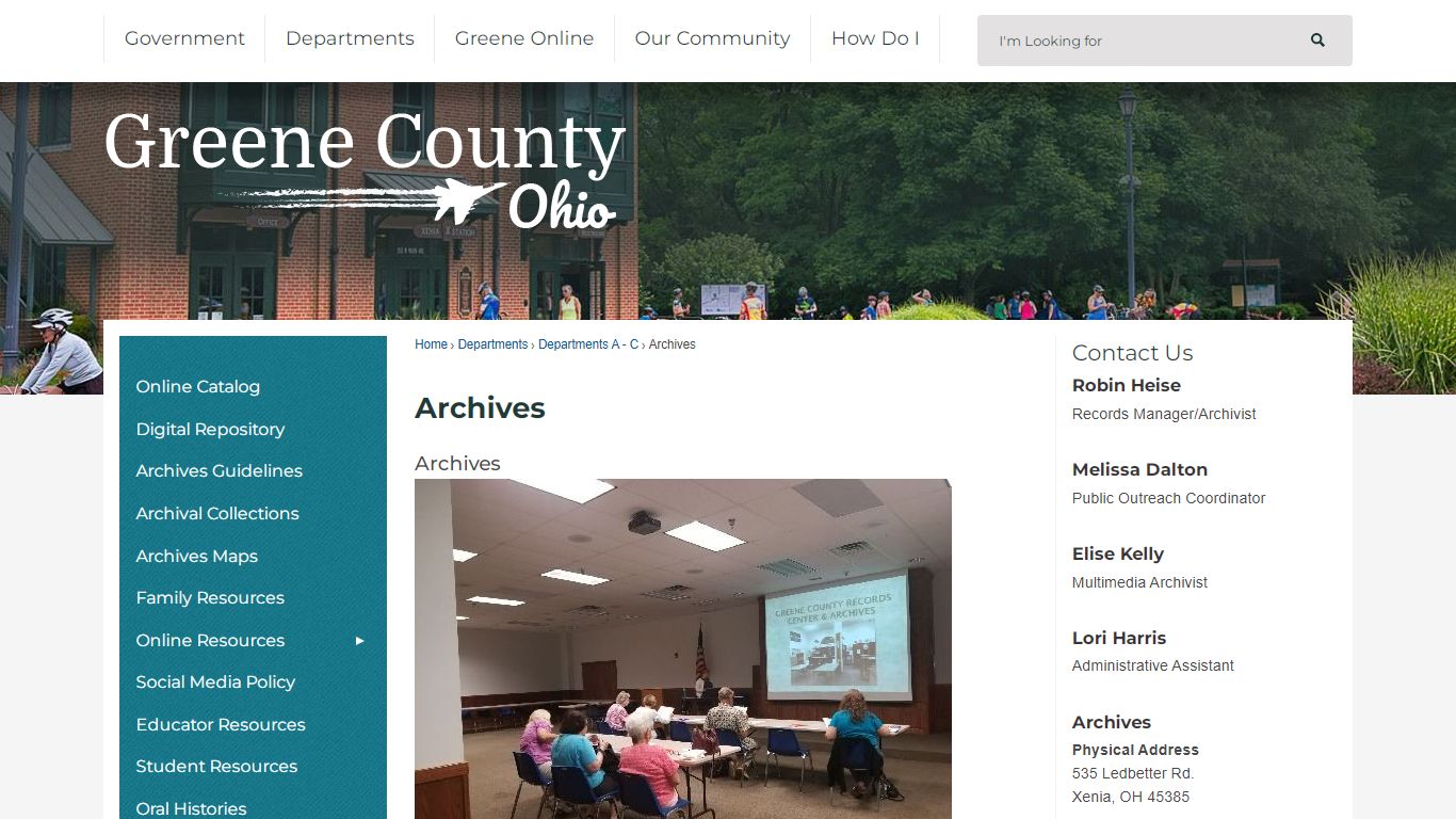 Archives | Greene County, OH - Official Website